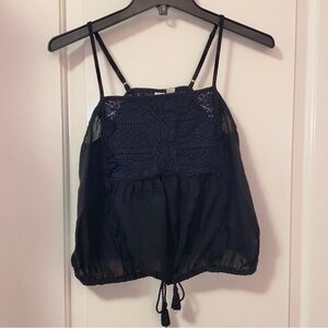 melrose market | black summer top